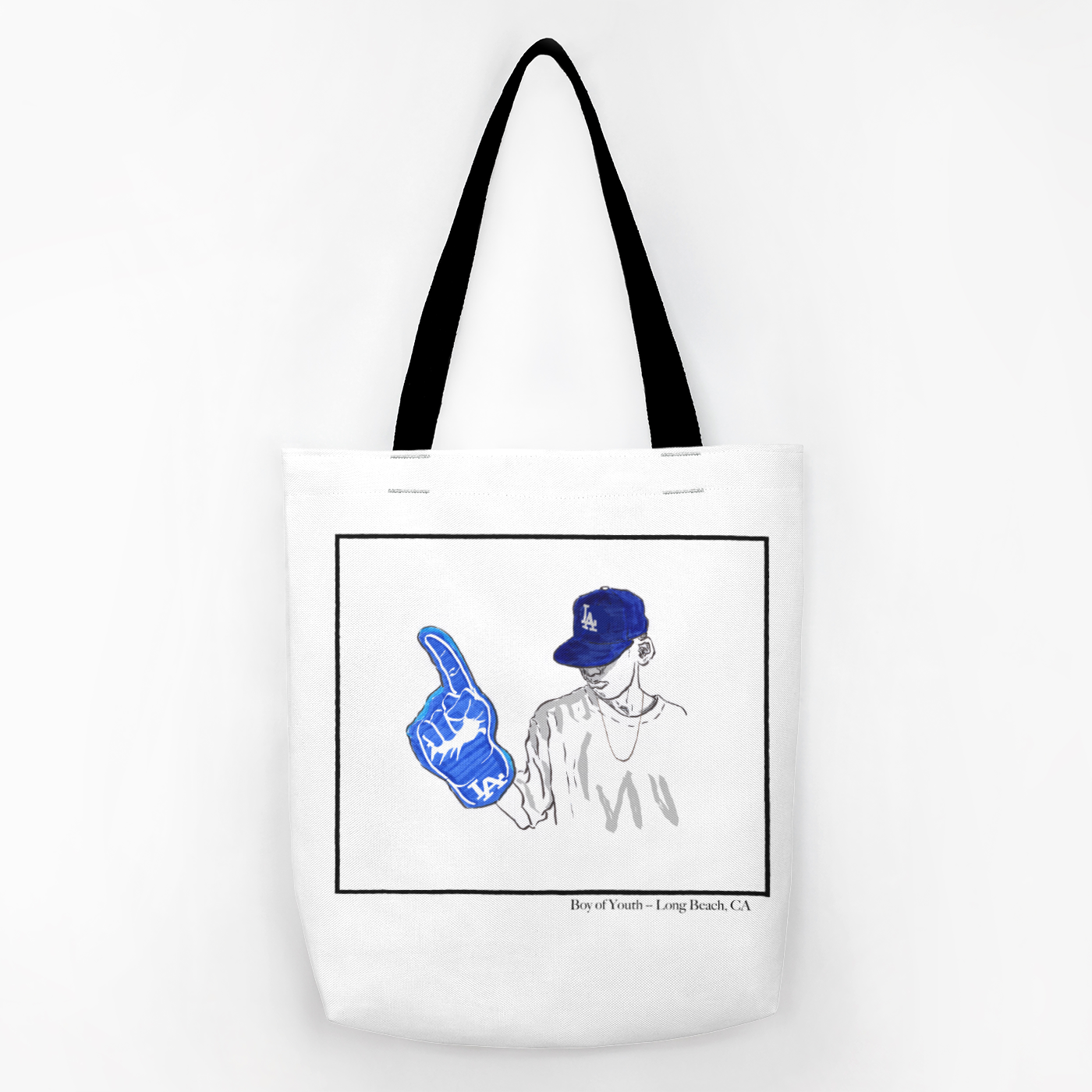 Dodger Man Tote Bag, Double Sided